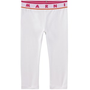 Marni White Branded Leggings 12 mån