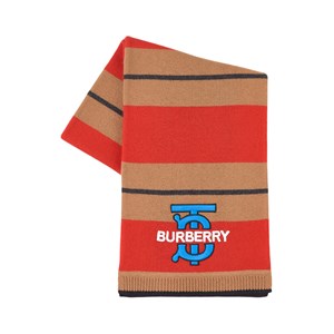 Burberry Logo Halsduk Röd one size