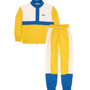 Kuling Kuling x Maja Mama Colorblock Träningsställ Lemon/Klein Blue S