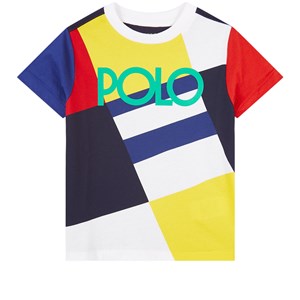 Ralph Lauren Colorblock T-shirt Vit 6 år