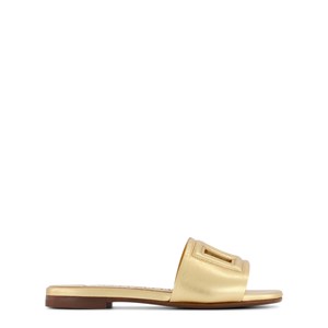Dolce & Gabbana Logo Tofflor Guld 28 (UK 10)