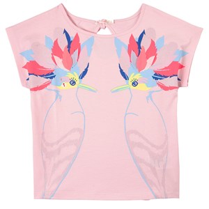Billieblush Glitter Print T-shirt Rosa 5 år