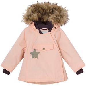 MINI A TURE Wang Faux Fur Jacka Evening Rose 12m/80cm