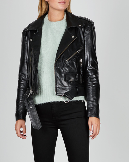 BLK DNM Skinnjacka 18 Svart M