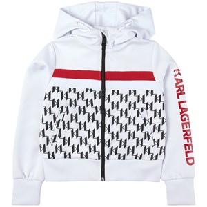 Karl Lagerfeld Kids KL Logo Huvtröja Vit 4 år