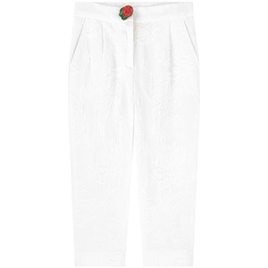 Dolce & Gabbana Mini Me Brocade Byxor Vita 4 år