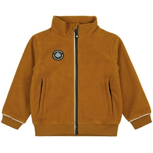 Gullkorn Design Timotei Vindfleece-jacka Senapsgul 86 cm (1-1,5 år)