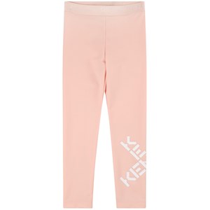Kenzo Pink Kenzo Logo Leggings 2 år