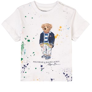 Ralph Lauren Bear T-shirt Vit 12 mån