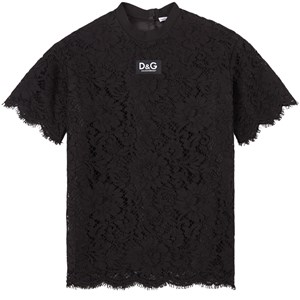 Dolce & Gabbana Spetsklänning Svart 6 år