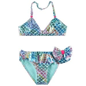 Billieblush Mermaid Metallic Bikini Grönt 2 år