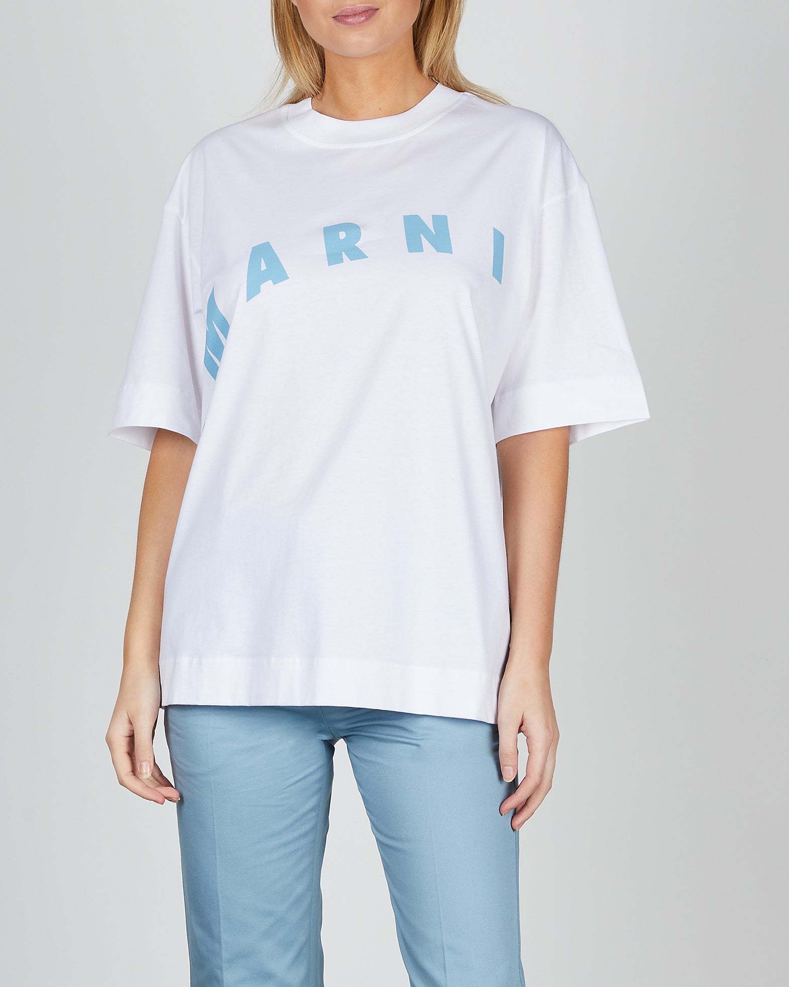 Marni T-shirt S/S Crew Neck IT 40 (EUR 36) Vit 021