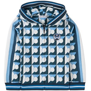 Dolce & Gabbana Abstract Print Full Zip Huvtröja Blå 18-24 mån