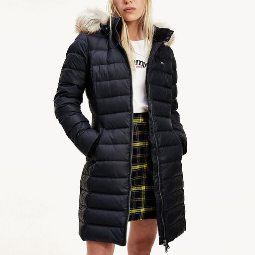 Essential Faux Fur Hooded Down Coat