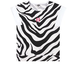 Karl Lagerfeld Kids Zebra T-shirt Vit 6 år