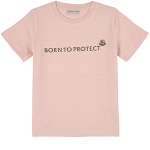 Moncler Logo T-shirt Rosa 4 år