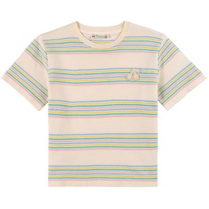 Bonpoint Green Stripe Print Amitie T-Shirt 8 år