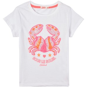 Billieblush Sequin Crab T-shirt Vit 3 år