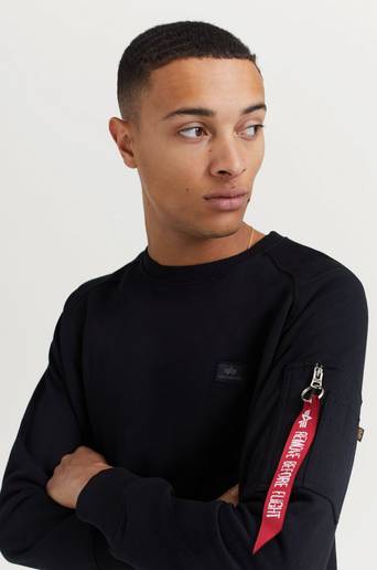 Alpha Industries Sweatshirt X-Fit Sweat Svart