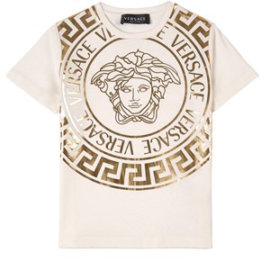 Versace Medusa Print T-shirt Vit 5 år