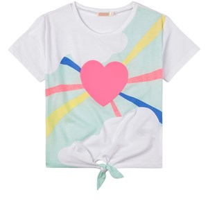 Billieblush Heart Glitter T-shirt Vit 2 år