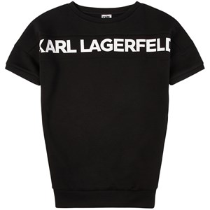 Karl Lagerfeld Kids Logo Klänning Svart 3 år