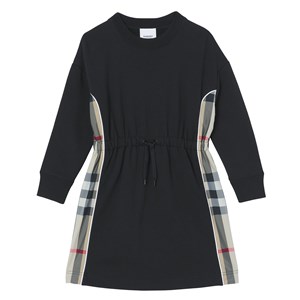 Burberry Mini Milly Check Klänning Svart 6 år