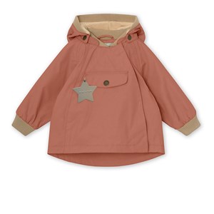 MINI A TURE Wai Fleece Jacka Wood Rose 92 cm