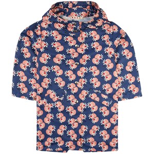 Marni Floral Regnjacka Marinblå 8 år