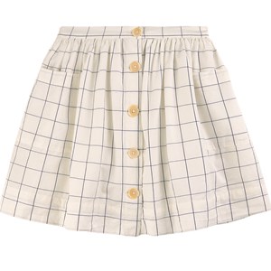Bonpoint Paloma Gingham Kjol Caramel 6 år