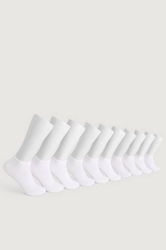 Studio Total Strumpor 10-pack Sneaker Socks Vit