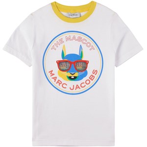 The Marc Jacobs Logo T-shirt Vit 4 år