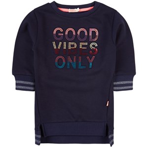 Billieblush Good Vibes Only Print Klänning Marinblå 2 år