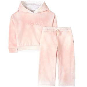 Moncler Logo Träningsställ Rosa 12 år