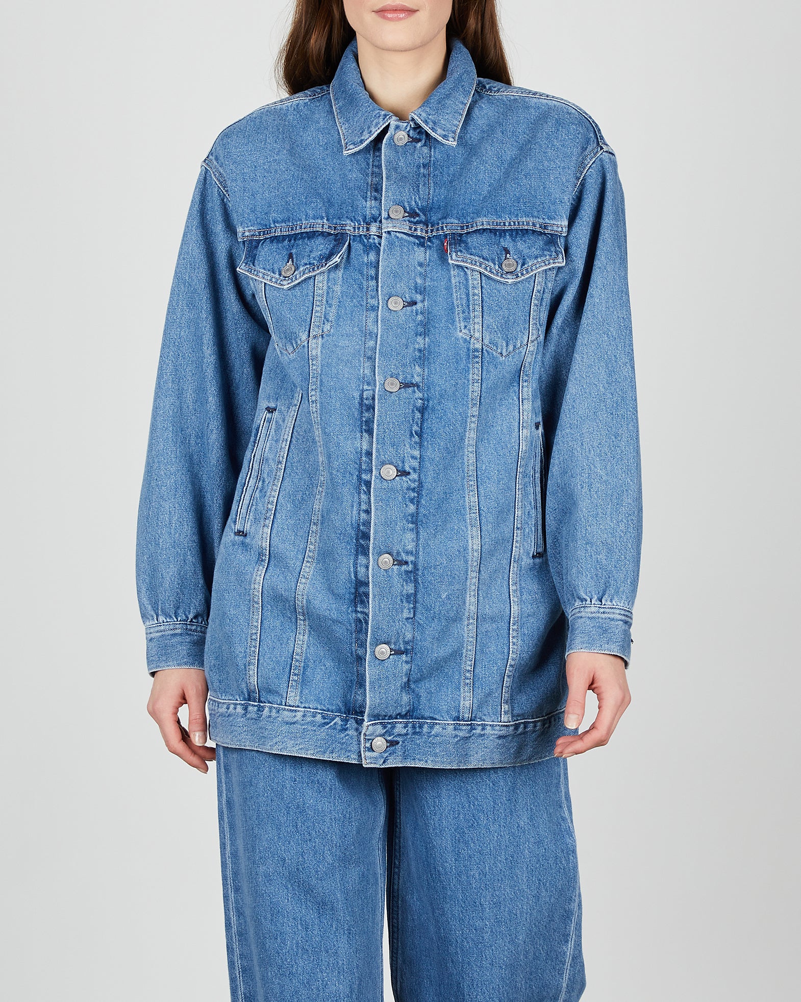 Ganni Jacka Medium Denim XXS Indigo 000