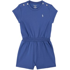 Ralph Lauren Logo Romper Blå 6 mån
