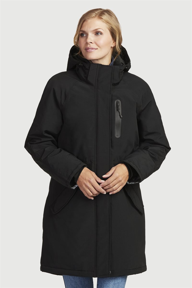 Varmfodrad parkas med tejpade sömmar