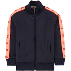 Marni Logo Zip Sweater Navy 6 år