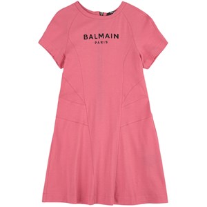 Balmain Logo Klänning Rosa 6 år