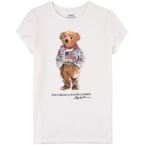 Ralph Lauren Logo T-shirt Vit 4 år