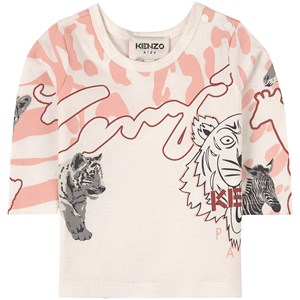 Kenzo Tiger Print Tröja Ecru 6 mån