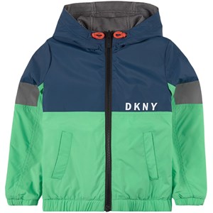DKNY Colorblock Vändbar Jacka Grön 6 år