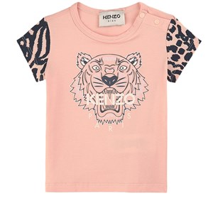 Kenzo Tiger Logo T-shirt Rosa 6 mån
