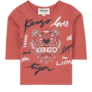 Kenzo Tiger Logo Tröja Röd 6 mån