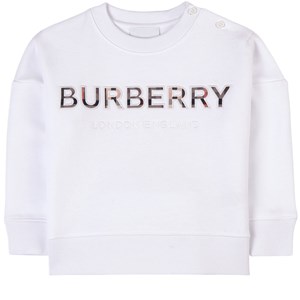Burberry Logo Tröja Vit 18 mån