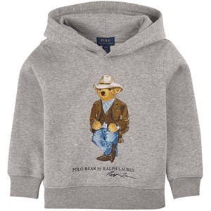 Ralph Lauren Bear Huvtröja Grå 3 år