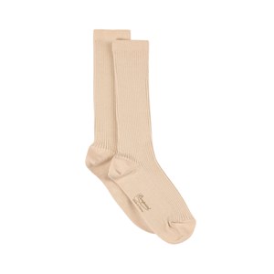 Bonpoint Rib Strumpor Ficelle 3-4 år