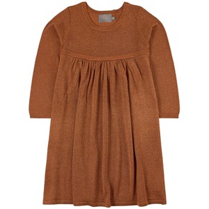 Creamie Lurex Klänning Brun 122 cm (6-7 år)