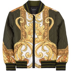 Versace Baroccoflage Bomberjacka Guld 10 år