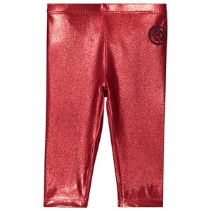 The Animals Observatory Bright Alligator Leggings Red Logo 2 år